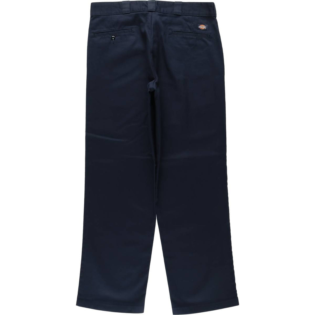Dickies 874 Original Fit Work Pants for Men, W37 polyester navy blue type Vintage Second Hand
