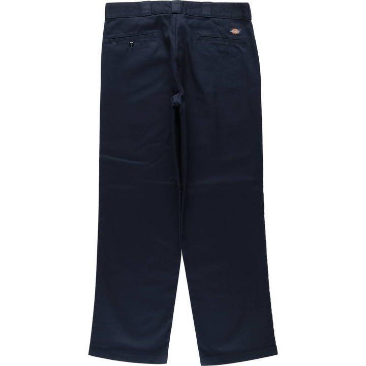 Dickies 874 Original Fit Work Pants for Men, W37 polyester navy blue type Vintage Second Hand