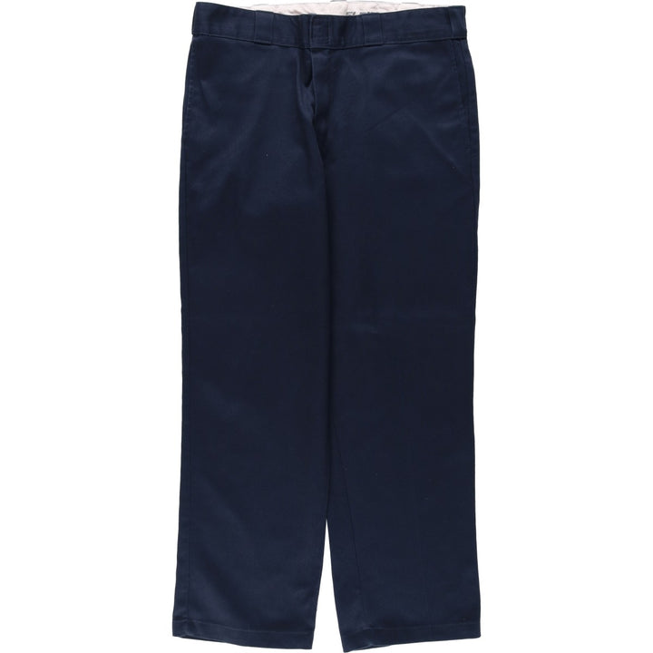 Dickies 874 Original Fit Work Pants, Men's, Size W35 polyester navy blue type Vintage Second Hand