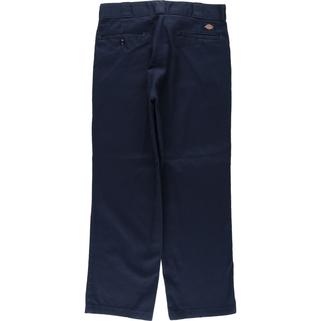 Dickies 874 Original Fit Work Pants, Men's, Size W35 polyester navy blue type Vintage Second Hand