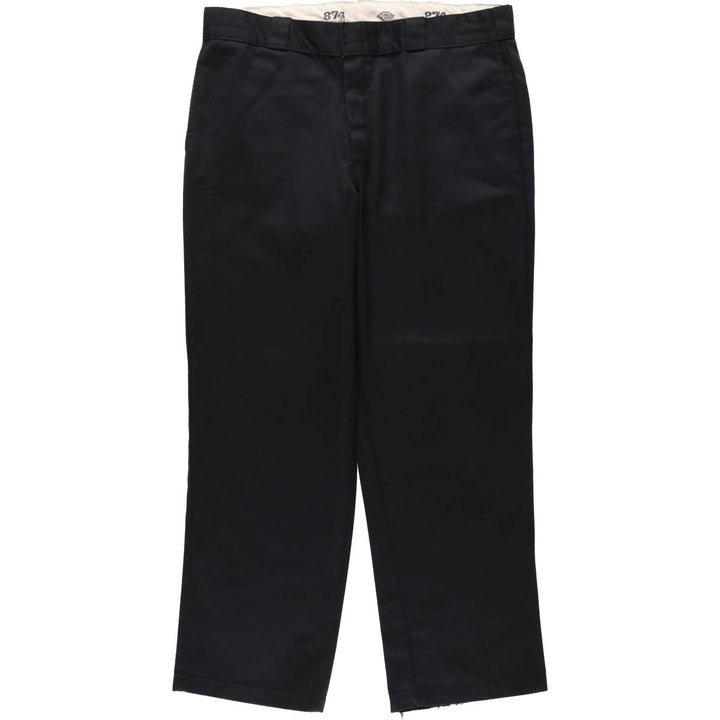 Dickies 874 Original Fit Work Pants, Men's, Size W38 polyester black type Vintage Second Hand