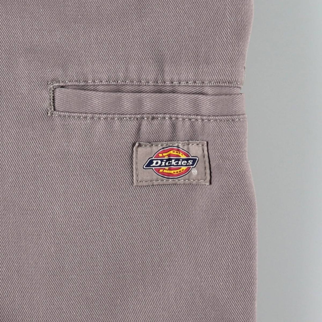 Dickies Loose Fit Double Knee Work Pants Men's W34 polyester gray type Vintage Second Hand