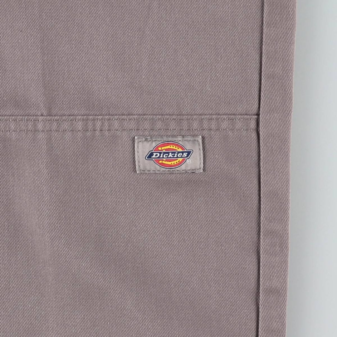 Dickies Loose Fit Double Knee Work Pants Men's W34 polyester gray type Vintage Second Hand