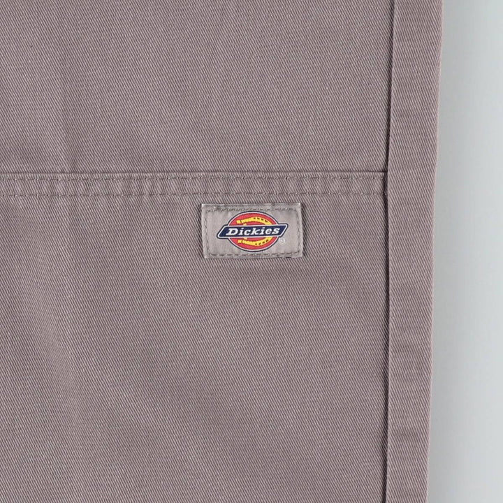 Dickies Loose Fit Double Knee Work Pants Men's W34 polyester gray type Vintage Second Hand