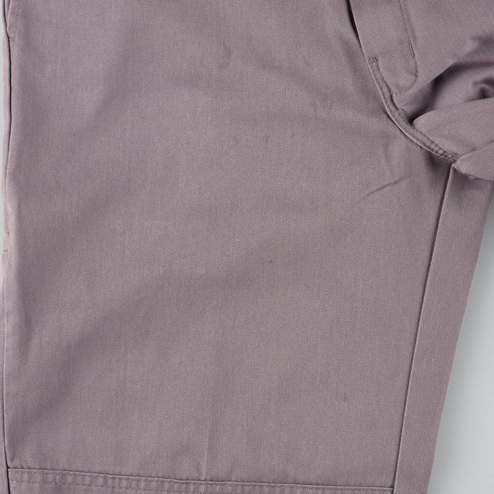 Dickies Loose Fit Double Knee Work Pants Men's W34 polyester gray type Vintage Second Hand