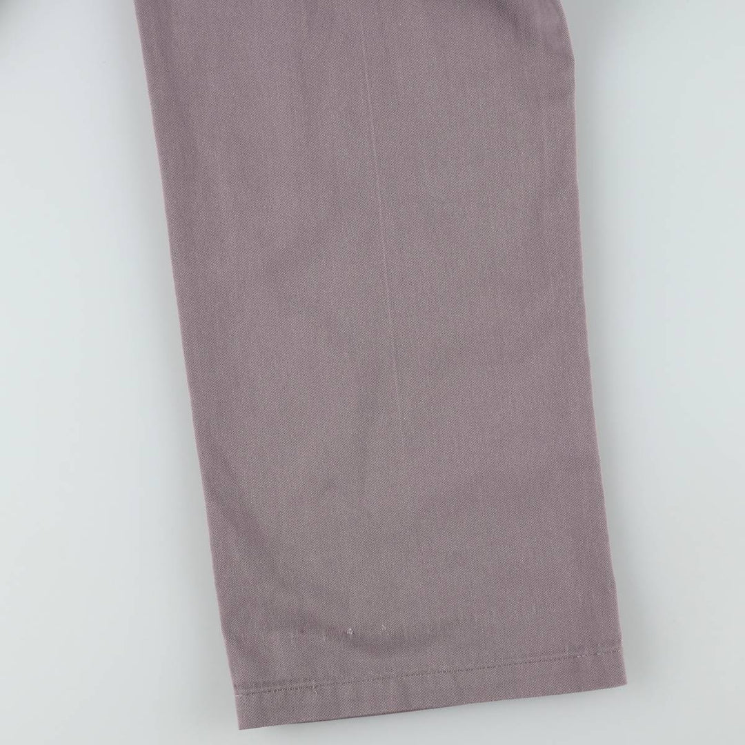 Dickies Loose Fit Double Knee Work Pants Men's W34 polyester gray type Vintage Second Hand
