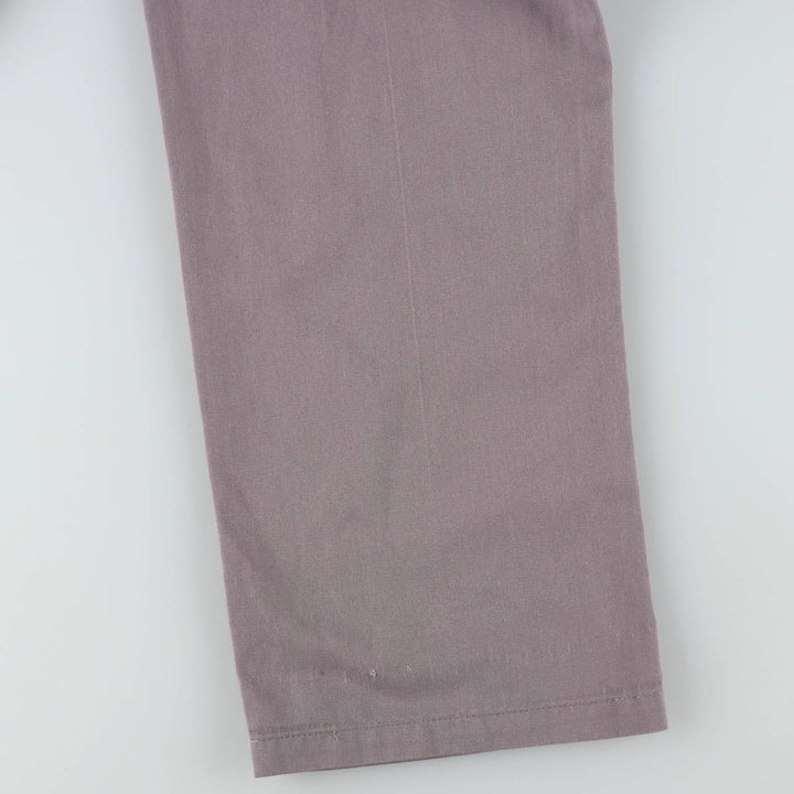 Dickies Loose Fit Double Knee Work Pants Men's W34 polyester gray type Vintage Second Hand