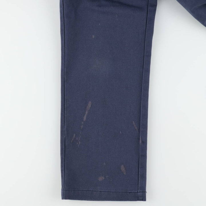 Dickies 874 Original Fit Work Pants for Men, W32 equivalent polyester Navy blue Vintage Second Hand