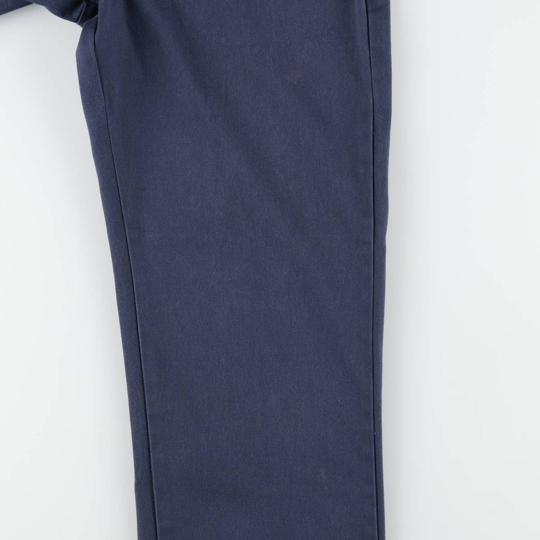 Dickies 874 Original Fit Work Pants for Men, W32 equivalent polyester Navy blue Vintage Second Hand