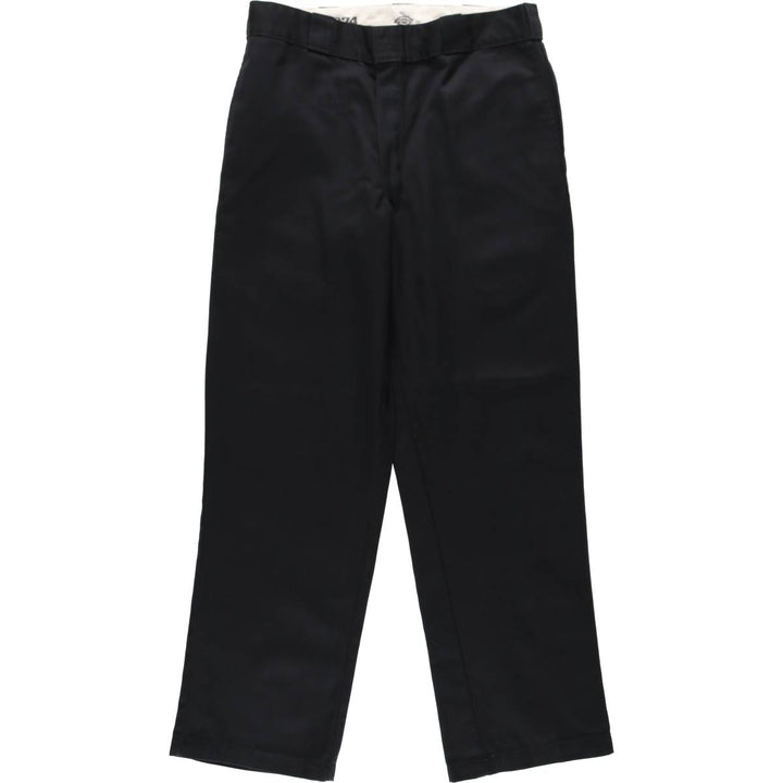 Dickies 874 Original Fit Work Pants, Men's, Size W34 polyester black type Vintage Second Hand