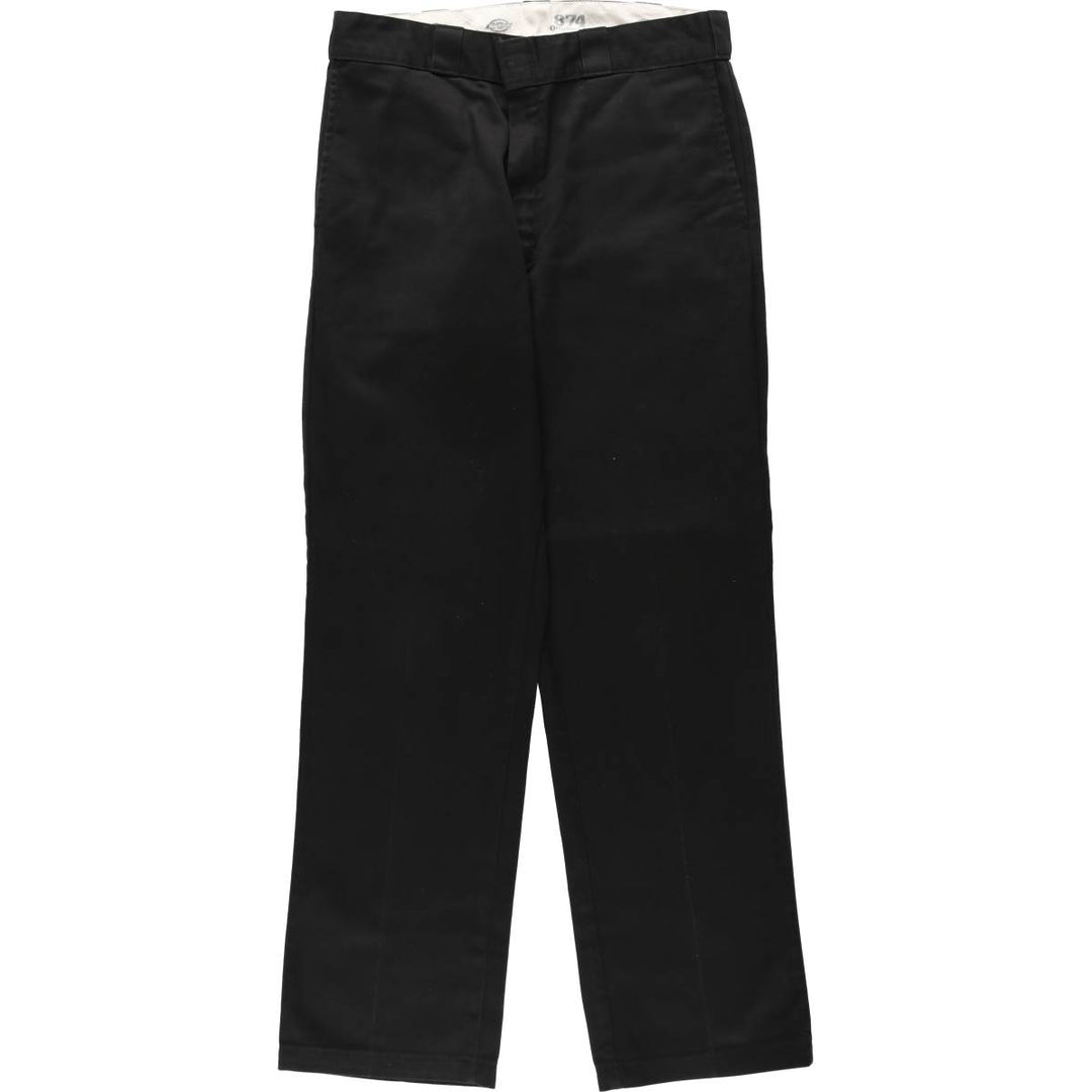 Dickies 874 Original Fit Work Pants, Men's, Size W34 polyester black type Vintage Second Hand