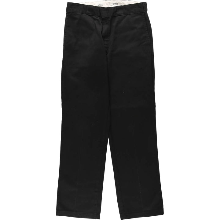 Dickies 874 Original Fit Work Pants, Men's, Size W34 polyester black type Vintage Second Hand