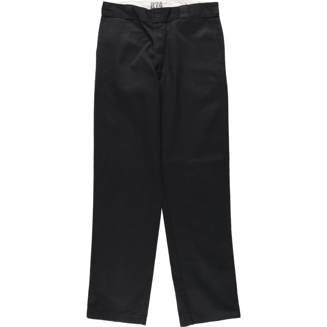Dickies 874 Original Fit Work Pants, Men's, Size W34 polyester black type Vintage Second Hand
