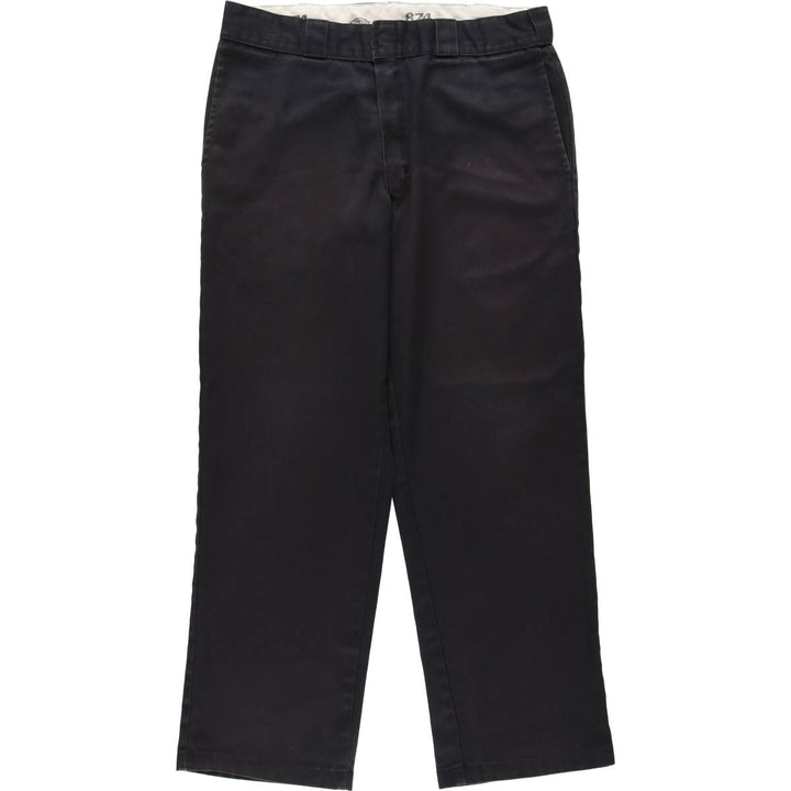 Dickies 874 Original Fit Work Pants, Men's, Size W34 unclear black type Vintage Second Hand