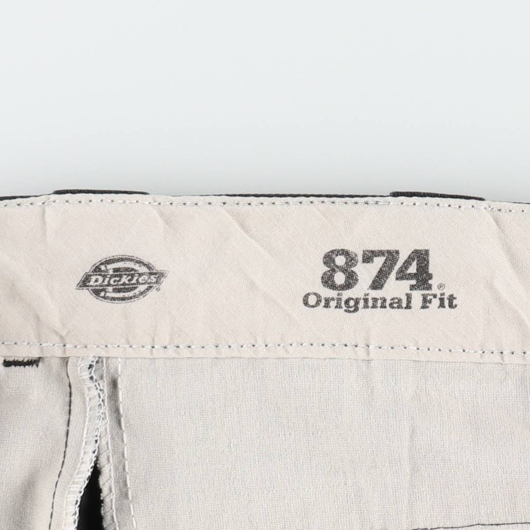 Dickies 874 Original Fit Work Pants, Men's, Size W34 unclear black type Vintage Second Hand