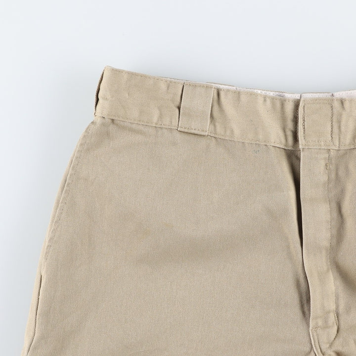 Dickies Double Knee Work Pants Men's W34 polyester Beige type Vintage Second Hand