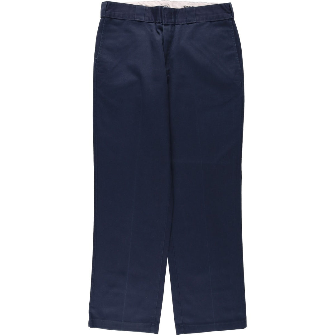 Dickies 874 Original Fit Work Pants, Men's, Size W34 polyester navy blue type Vintage Second Hand