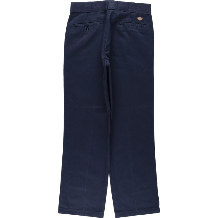 Dickies 874 Original Fit Work Pants, Men's, Size W34 polyester navy blue type Vintage Second Hand
