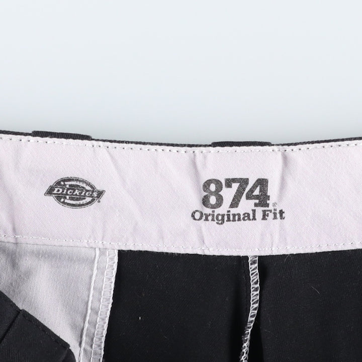 Dickies 874 Original Fit Work Pants for Men, W37 unclear black type Vintage Second Hand