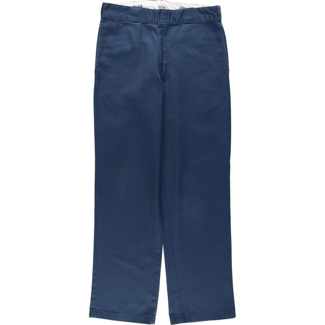 Dickies 874 Original Fit Work Pants for Men, W32 equivalent polyester navy blue type Vintage Second Hand
