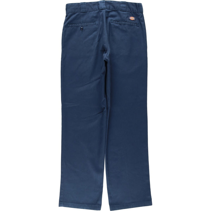 Dickies 874 Original Fit Work Pants for Men, W32 equivalent polyester navy blue type Vintage Second Hand