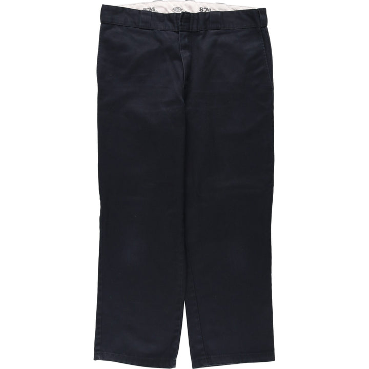 Dickies 874 Original Fit Work Pants for Men, W36 polyester black type Vintage Second Hand