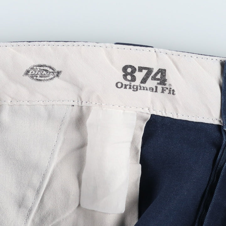 Dickies 874 Original Fit Work Pants for Men, W36 unclear navy blue type Vintage Second Hand