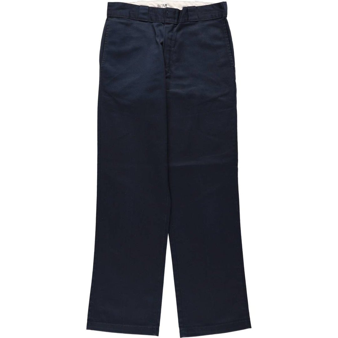 Dickies 874 Original Fit Work Pants for Men, W32 equivalent polyester navy blue type Vintage Second Hand