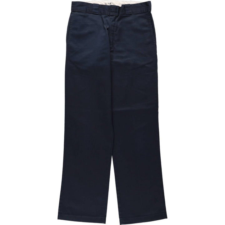 Dickies 874 Original Fit Work Pants for Men, W32 equivalent polyester navy blue type Vintage Second Hand