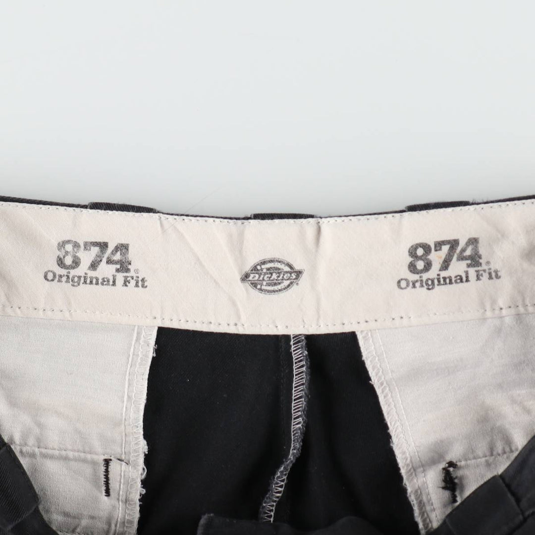 Dickies 874 Original Fit Work Pants for Men, W36 unclear black type Vintage Second Hand