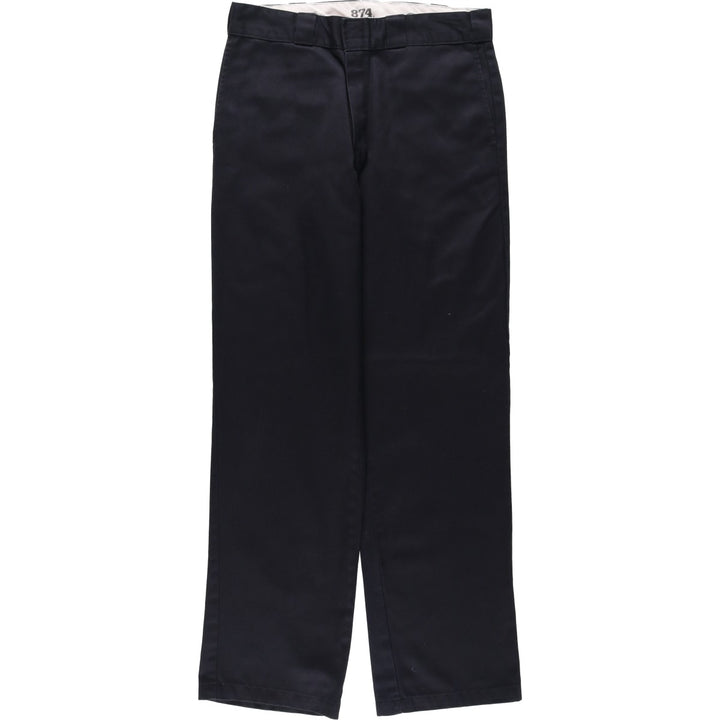 Dickies 874 Original Fit Work Pants for Men, W32 equivalent polyester black type Vintage Second Hand