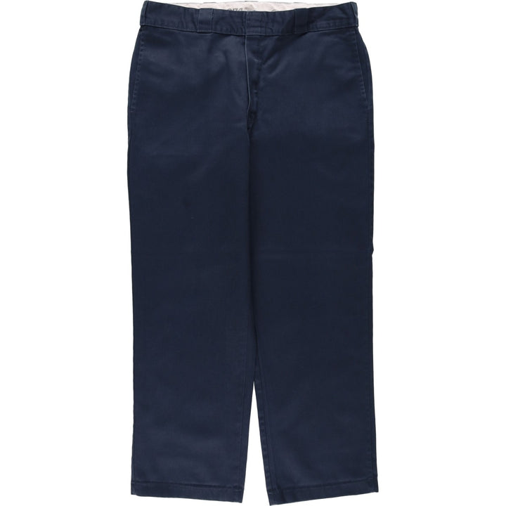 Dickies 874 Original Fit Work Pants for Men, W36 polyester navy blue type Vintage Second Hand