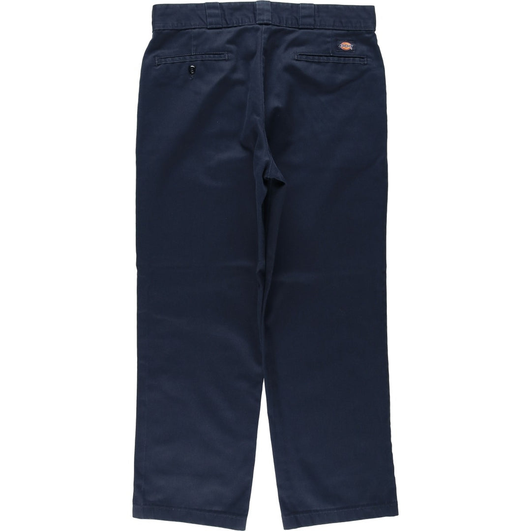 Dickies 874 Original Fit Work Pants for Men, W36 polyester navy blue type Vintage Second Hand