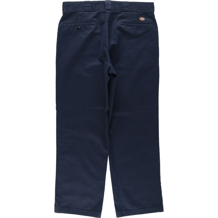 Dickies 874 Original Fit Work Pants for Men, W36 polyester navy blue type Vintage Second Hand