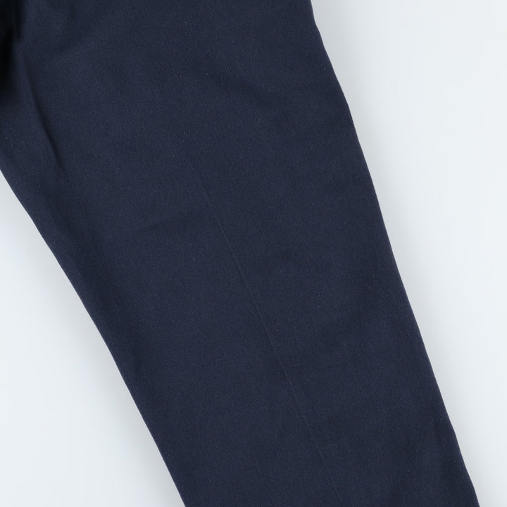 Dickies Work Pants Men's W38 polyester navy blue type Vintage Second Hand