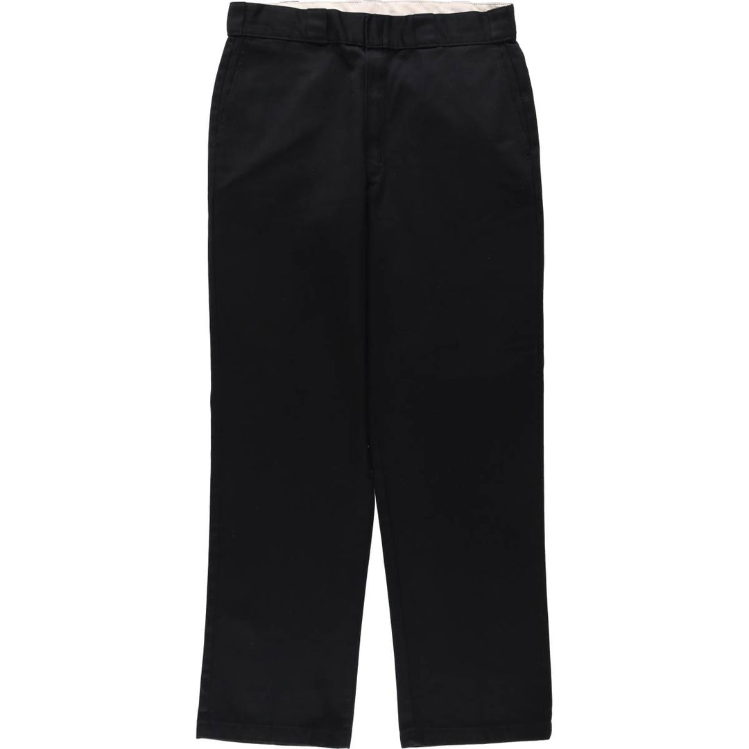 Dickies ORIGINAL FIT Work Pants, Men's W34 (approx.) polyester black type Vintage Second Hand