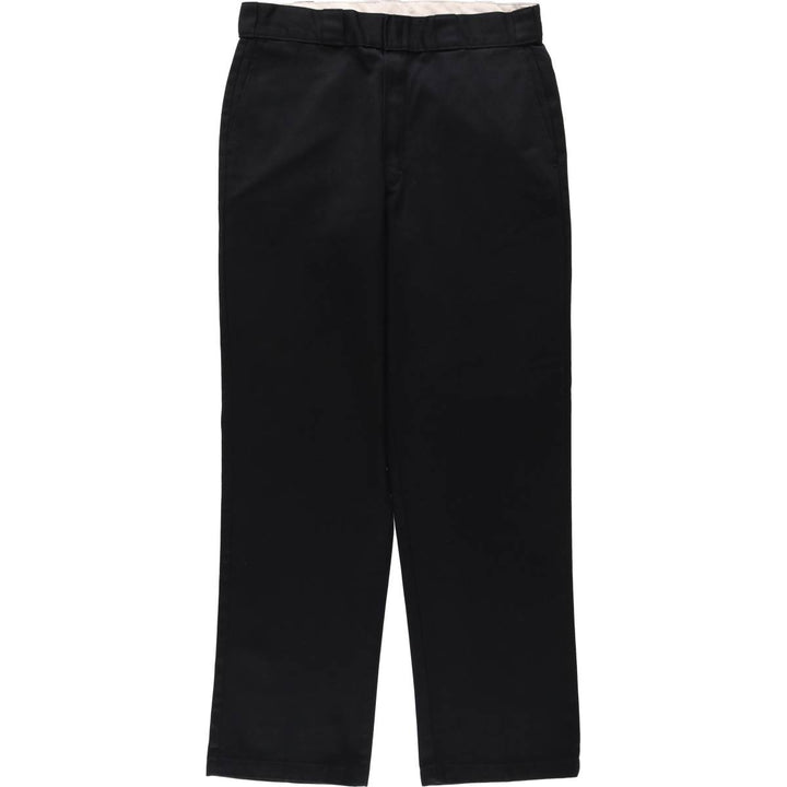 Dickies ORIGINAL FIT Work Pants, Men's W34 (approx.) polyester black type Vintage Second Hand