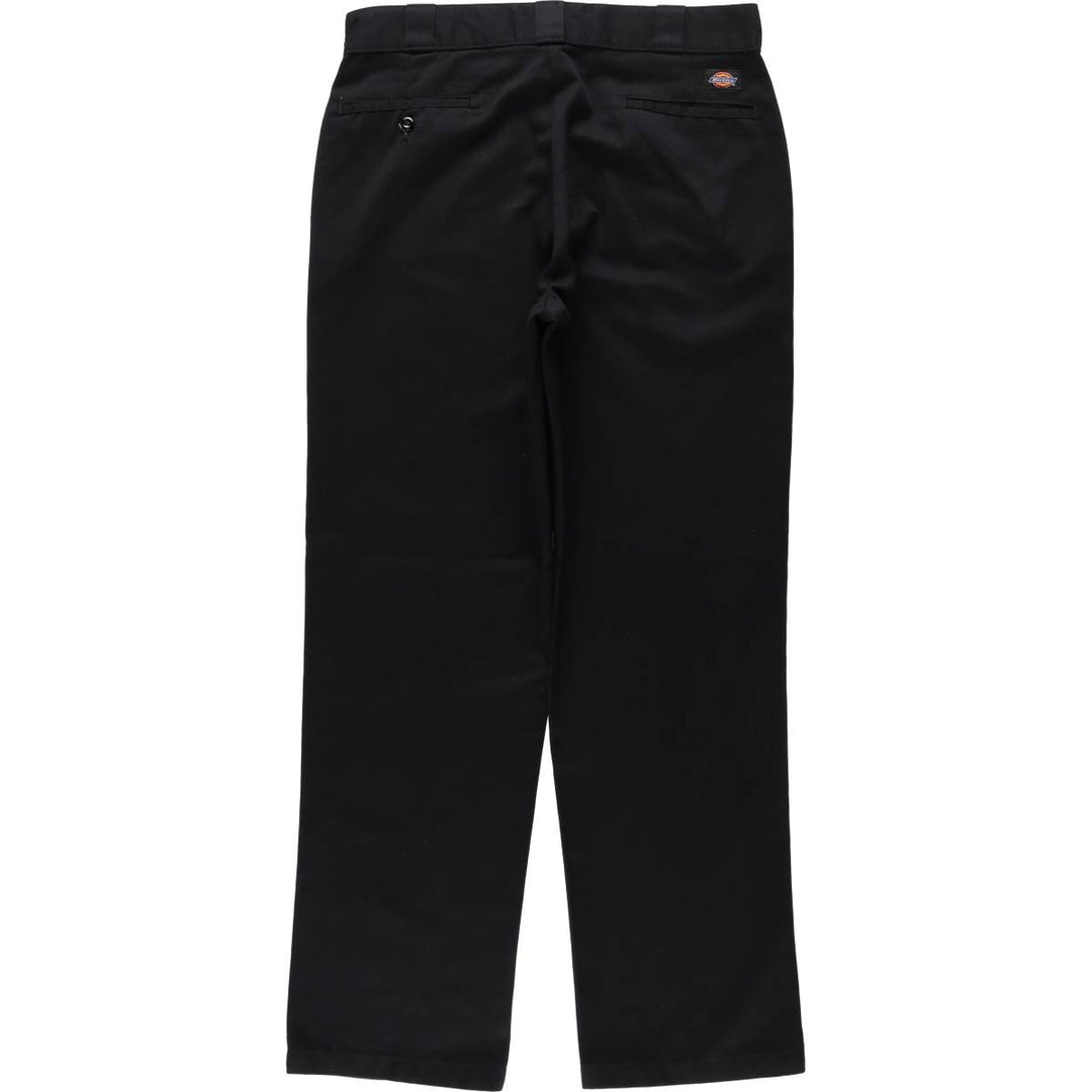 Dickies ORIGINAL FIT Work Pants, Men's W34 (approx.) polyester black type Vintage Second Hand