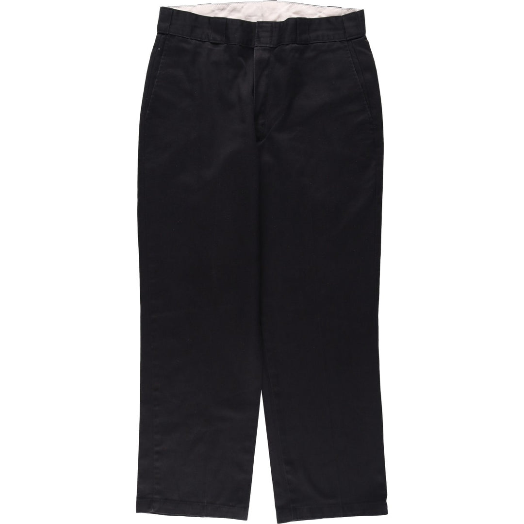 Dickies Work Pants Men's W34 polyester black type Vintage Second Hand