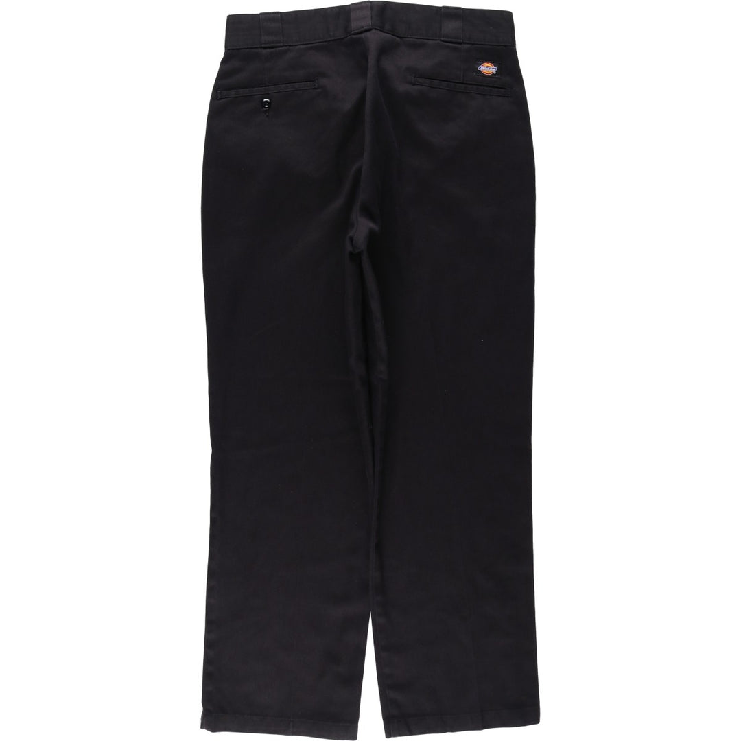 Dickies Work Pants Men's W34 polyester black type Vintage Second Hand