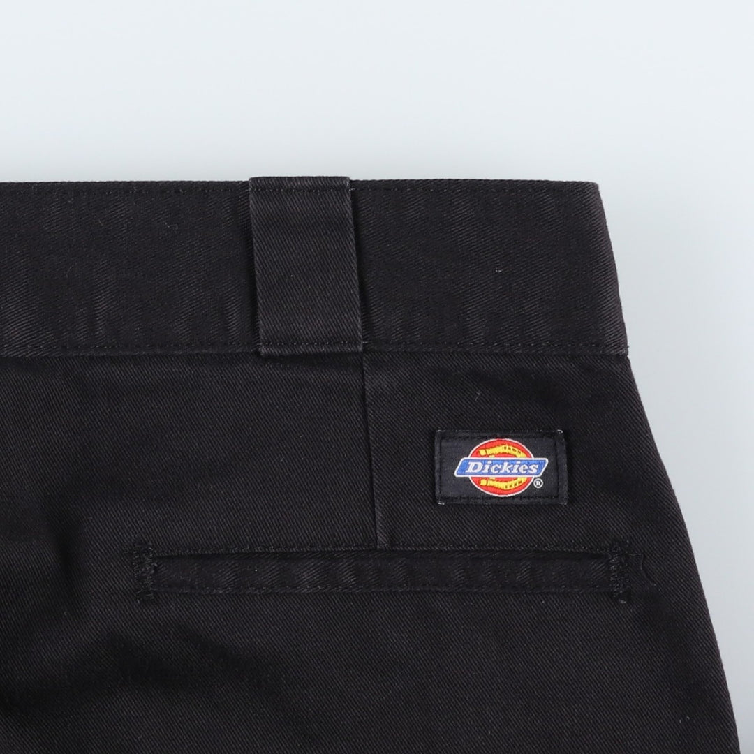 Dickies Work Pants Men's W34 polyester black type Vintage Second Hand