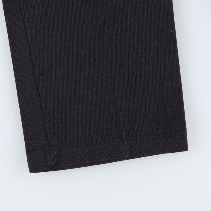 Dickies Work Pants Men's W34 polyester black type Vintage Second Hand