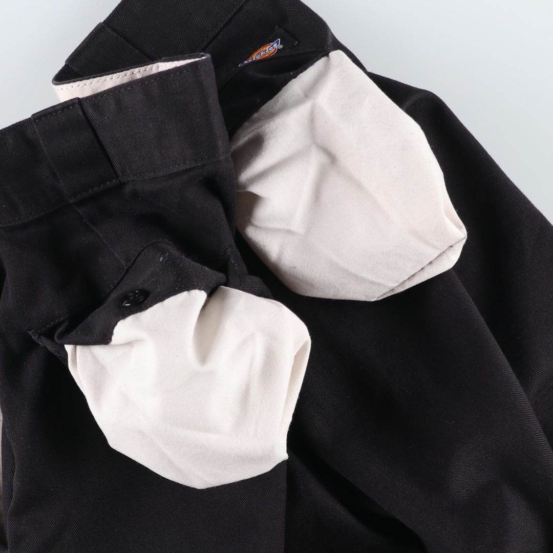 Dickies Work Pants Men's W34 polyester black type Vintage Second Hand
