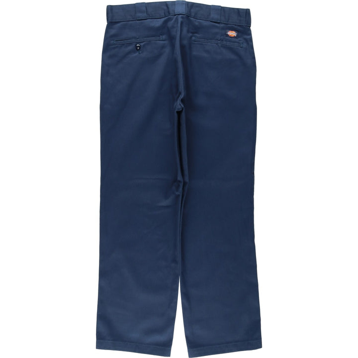 Dickies 874 Original Fit Work Pants, Men's, Size W34 polyester navy blue type Vintage Second Hand