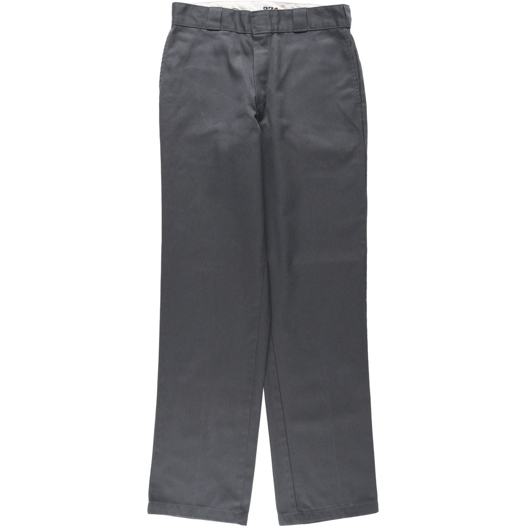 Dickies 874 Original Fit Men's W32 equivalent polyester gray type Vintage Second Hand