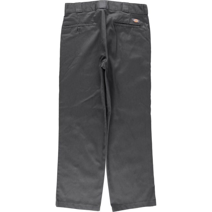 Dickies 874 Original Fit Work Pants, Men's, Size W35 polyester gray type Vintage Second Hand