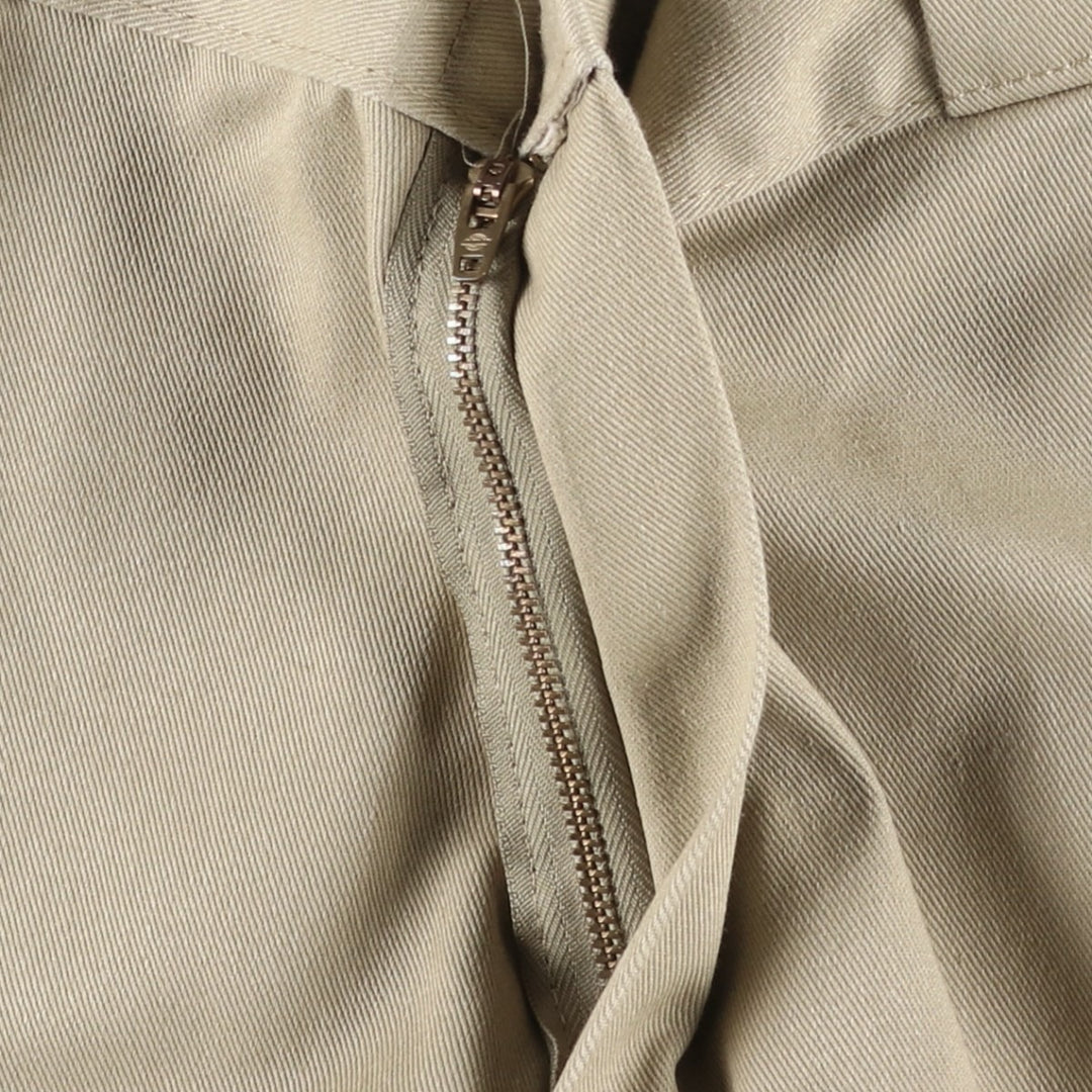 Dickies Loose Fit Double Knee Work Pants Men's W33 polyester Beige type Vintage Second Hand