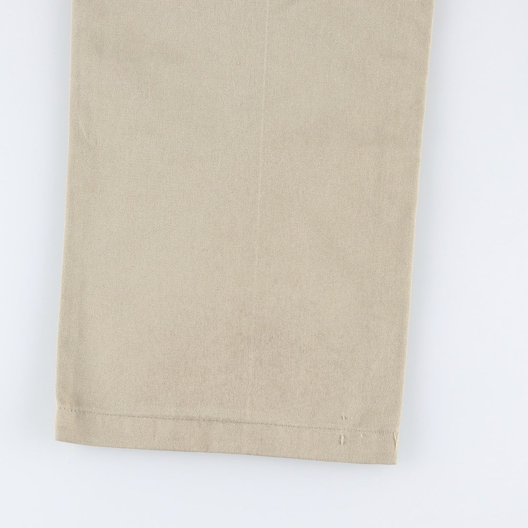 Dickies Loose Fit Double Knee Work Pants Men's W33 polyester Beige type Vintage Second Hand