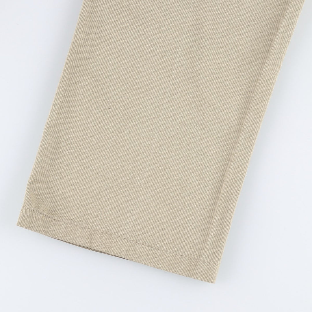 Dickies Loose Fit Double Knee Work Pants Men's W33 polyester Beige type Vintage Second Hand