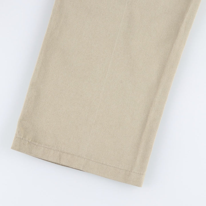 Dickies Loose Fit Double Knee Work Pants Men's W33 polyester Beige type Vintage Second Hand